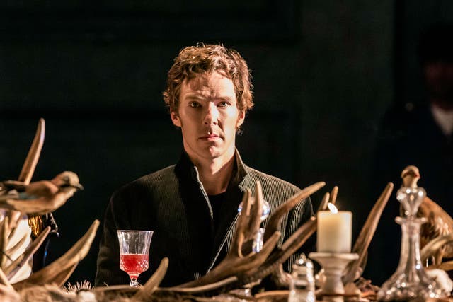 Benedict Cumberbatch as Hamlet in the 2015 sell-out production at the Barbican Theatre