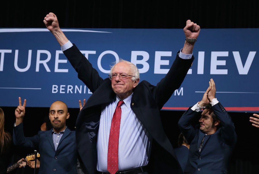 Bernie Sanders wins in Maine.