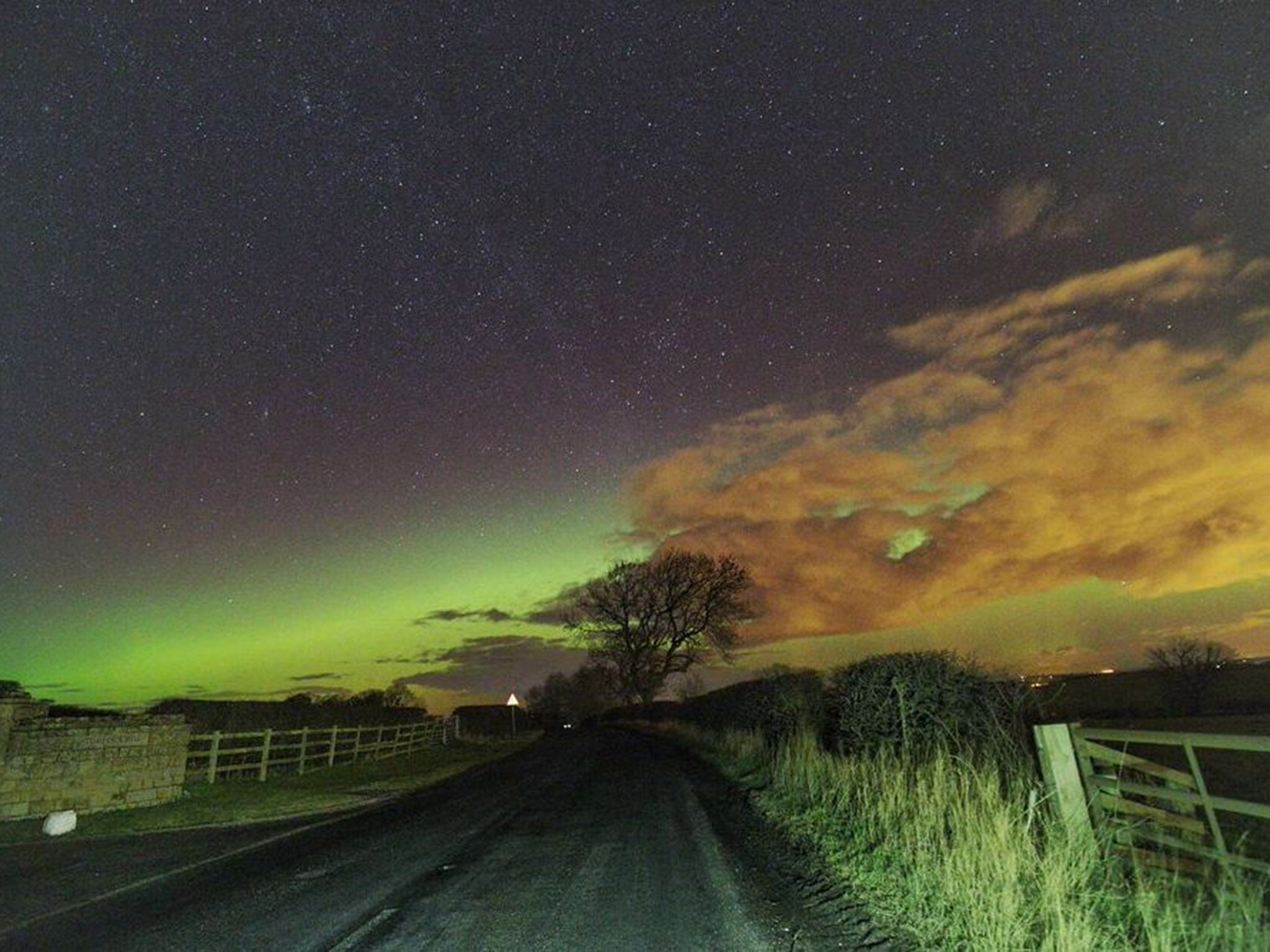 This shot was taken in Northumberland