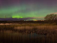 Northern Lights in pictures: People capture the stunning Aurora Borealis display over the UK