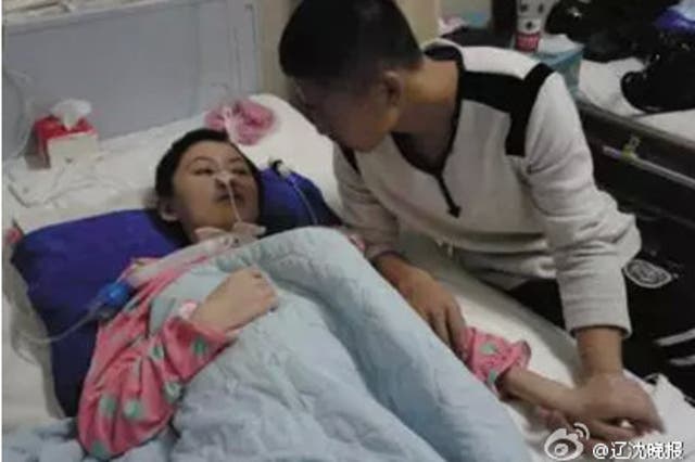 Lin Yingying, 22 and her boyfriend, Liu Fenghe