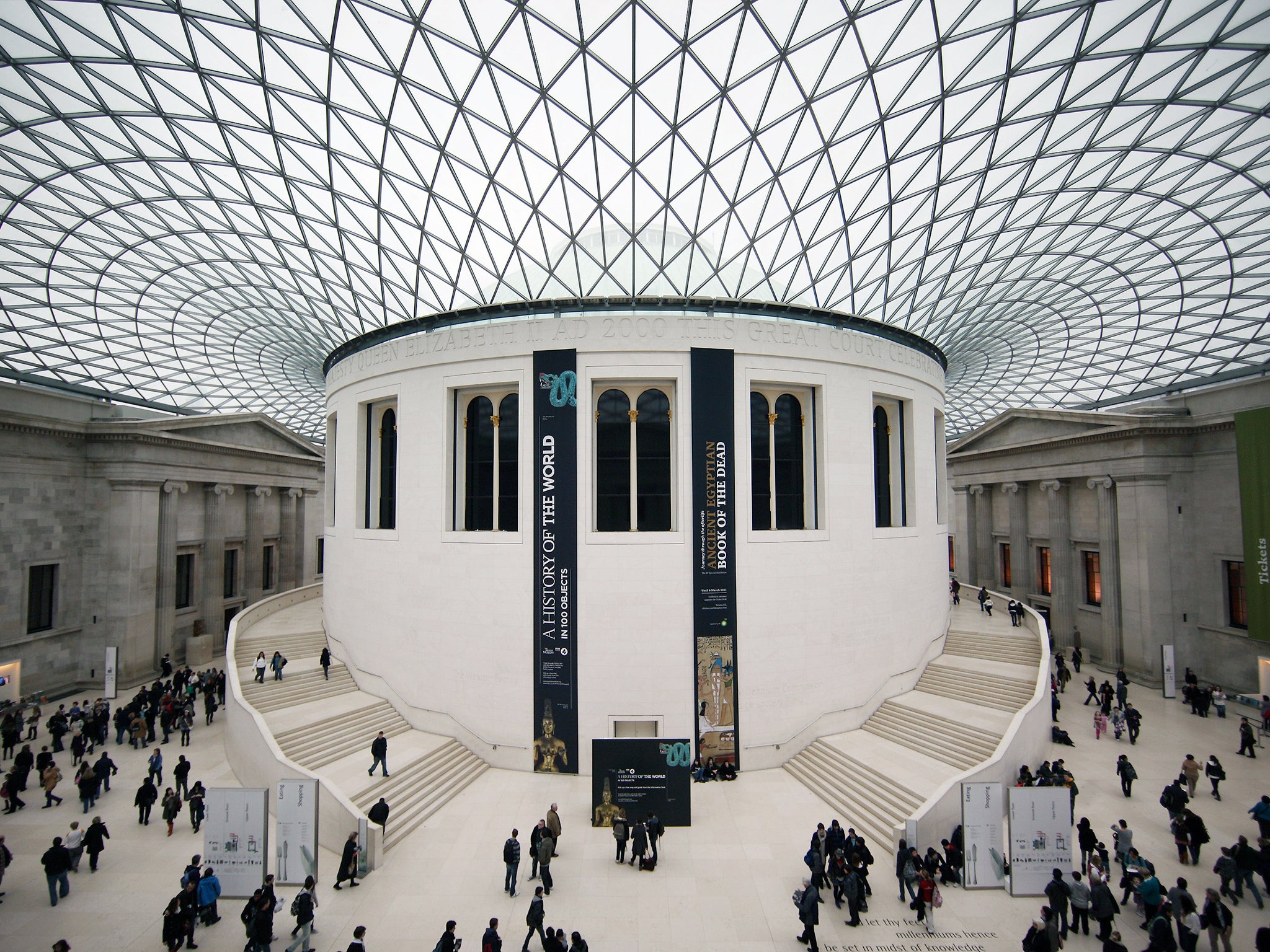 The British Museum is visited by more than 6.8 million people each year