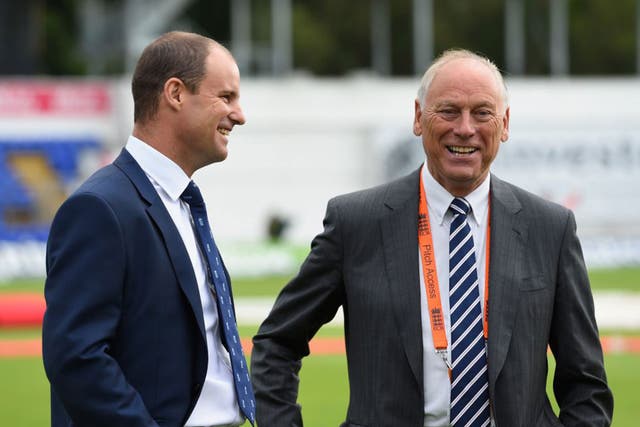 Colin Graves, the ECB chairman, right, has been the driving force behind the restructuring of the county game