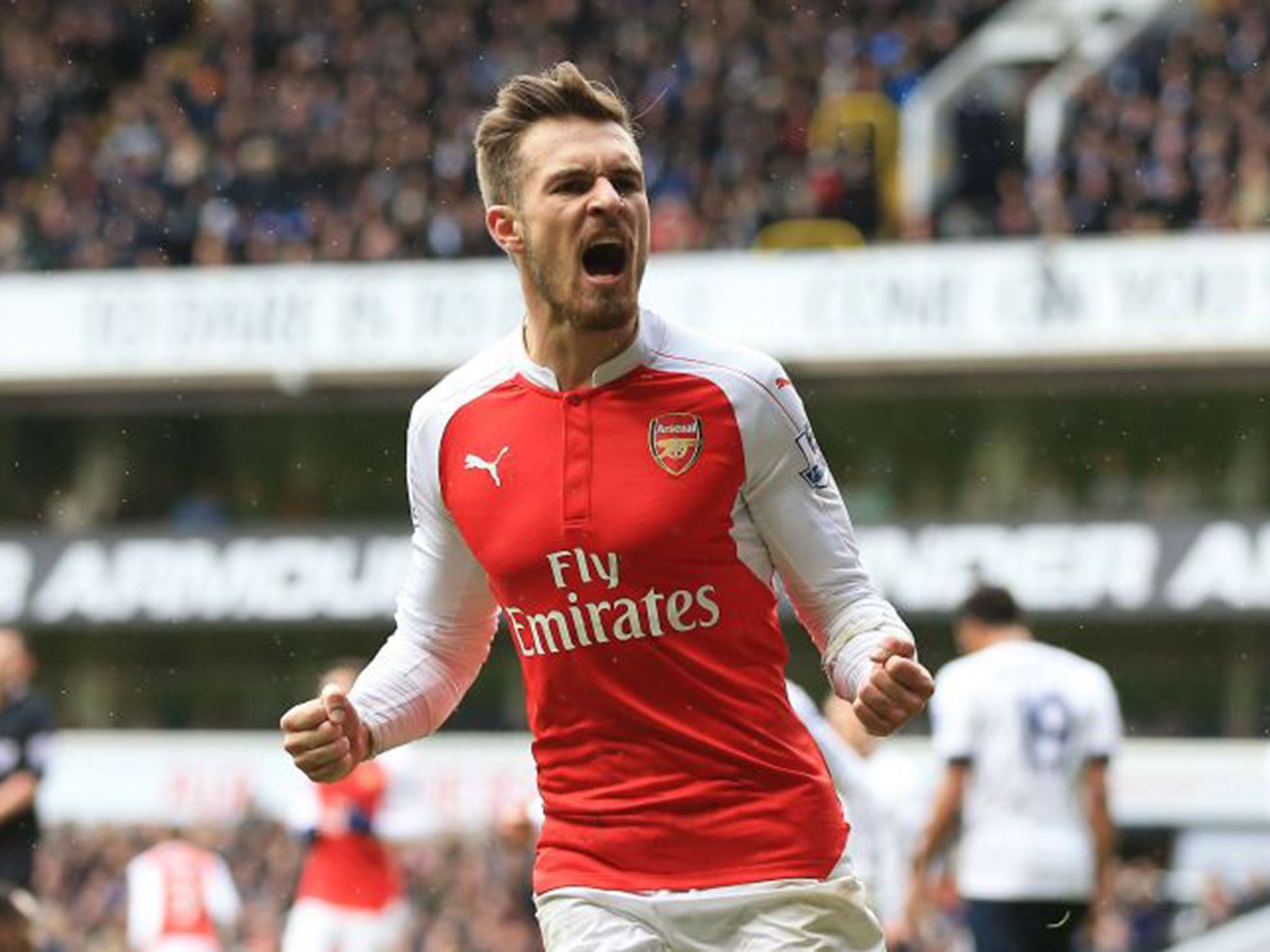 &#13;
Midfielder Aaron Ramsey may be rested by Arsenal tonight after an intense run of games &#13;