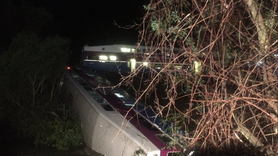 At least 14 people have been injured after a commuter train derailed in northern California.