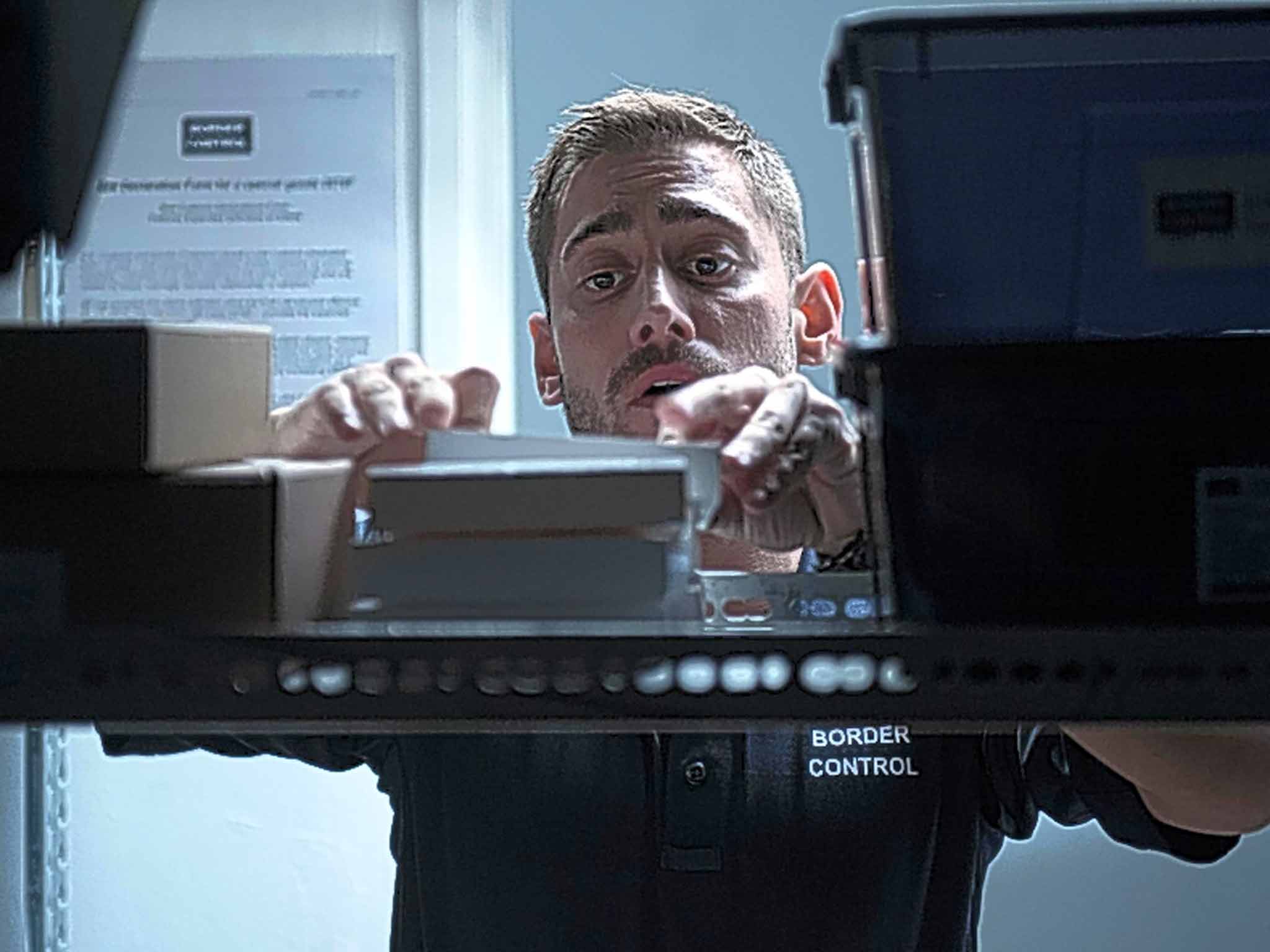 Losing the plot: Michael Socha doesn't cut much of a hero as Lewis