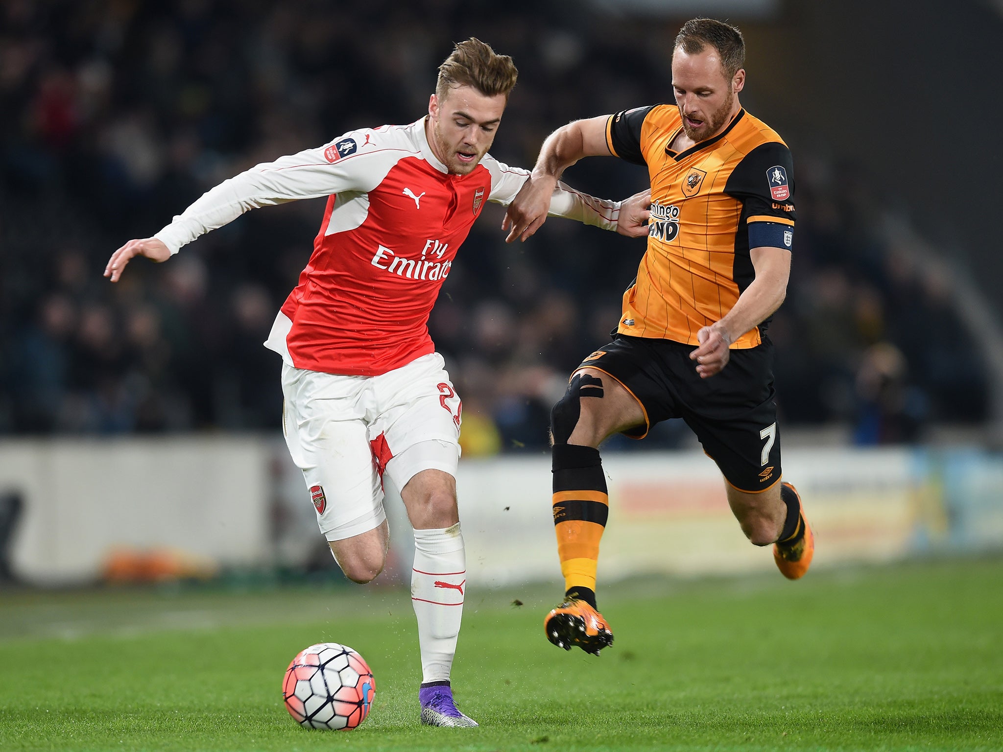 Calum Chambers will not feature again for Arsenal this season