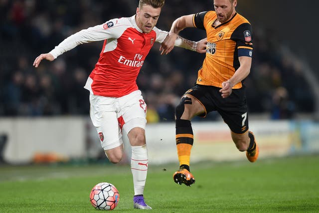 Calum Chambers will not feature again for Arsenal this season