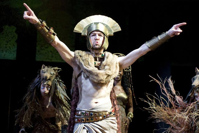 Greg Hicks as Julius Caesar in a Royal Shakespeare Company production of the play
