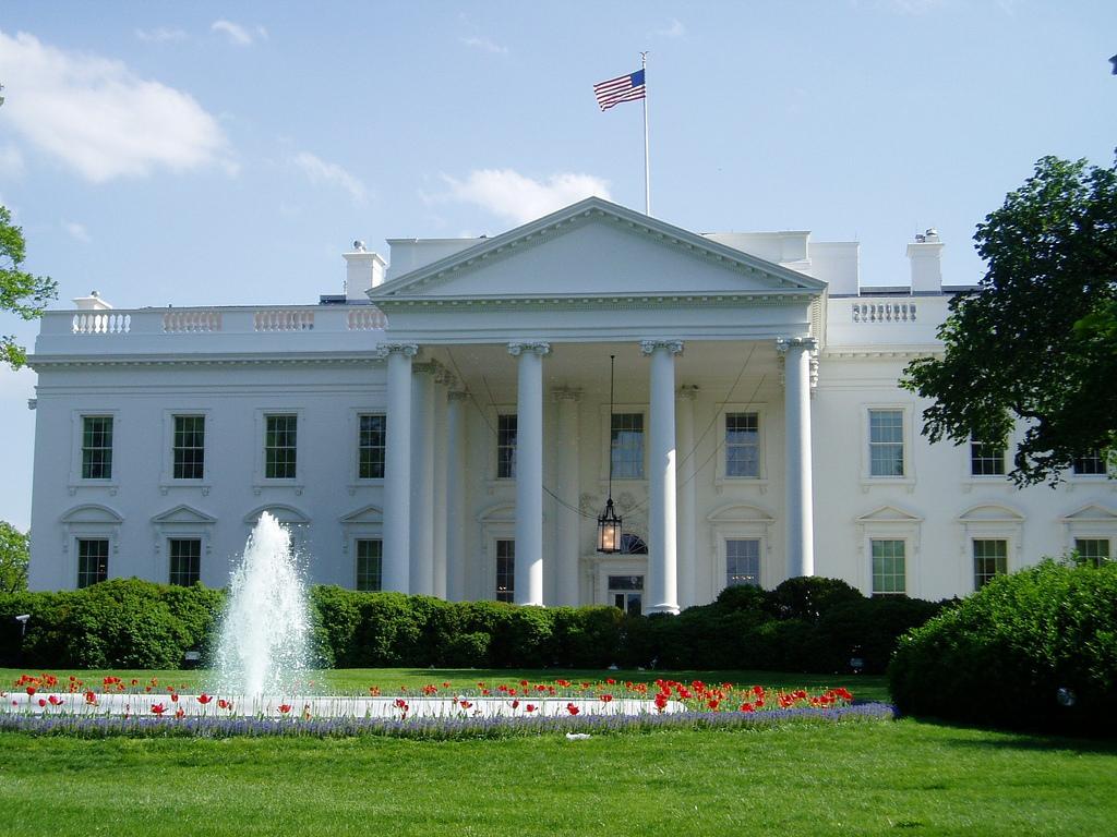 Secret Service arrested a man outside the White House fence on Tuesday.