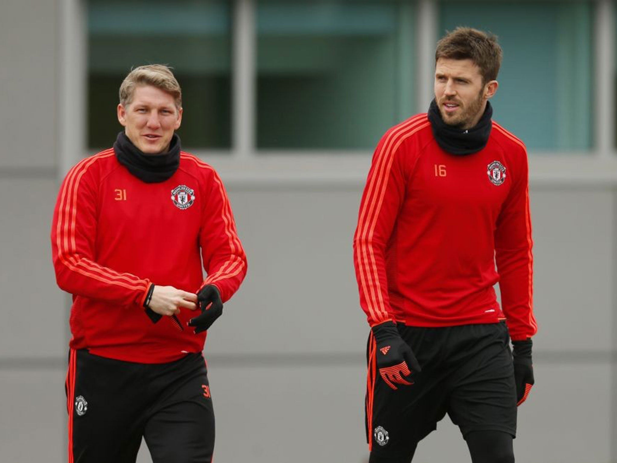 Bastian Schweinsteiger returned to training for Manchester United