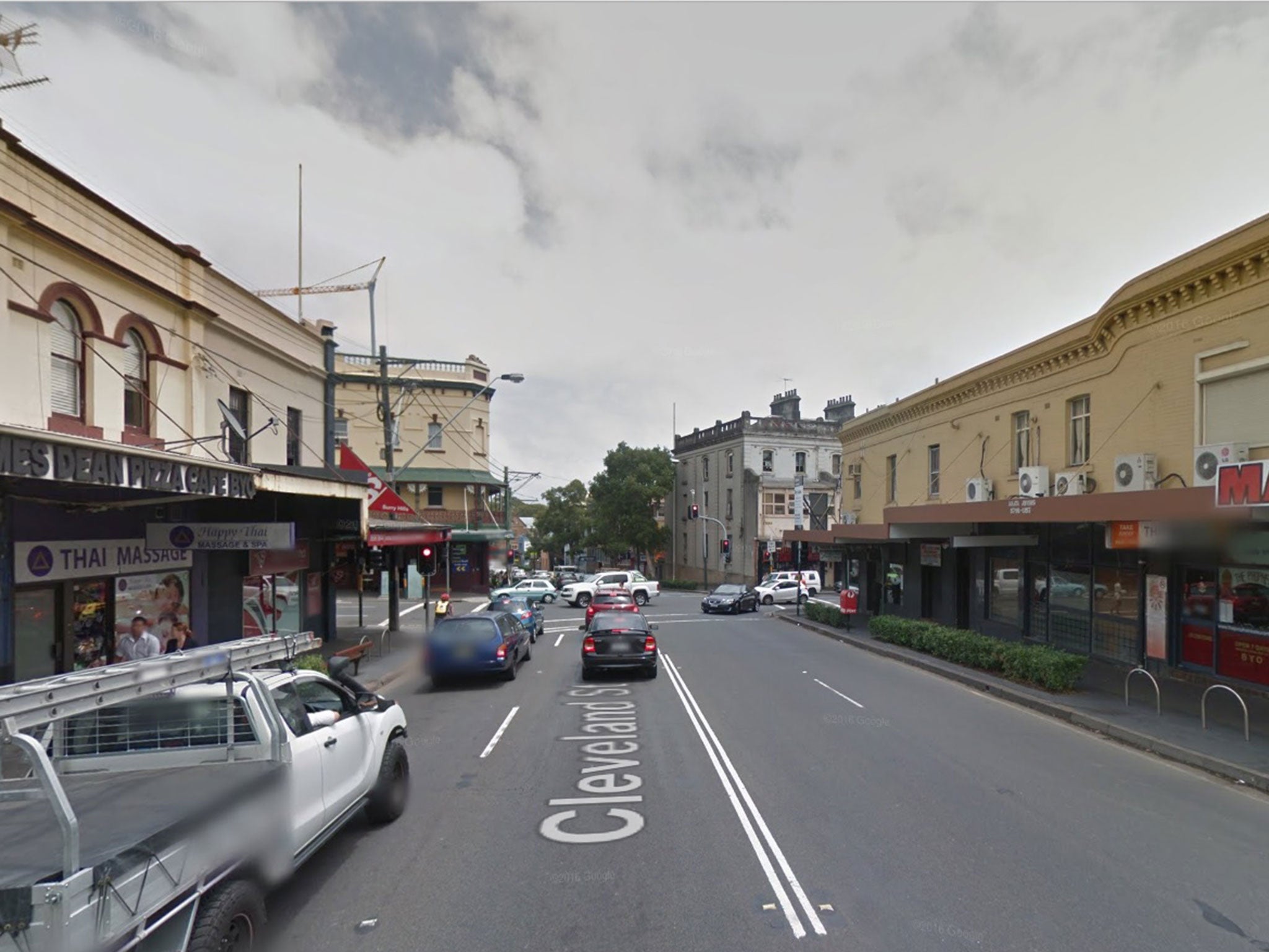 The attack reportedly happened on Cleveland Street, in the Redfern area of Sydney