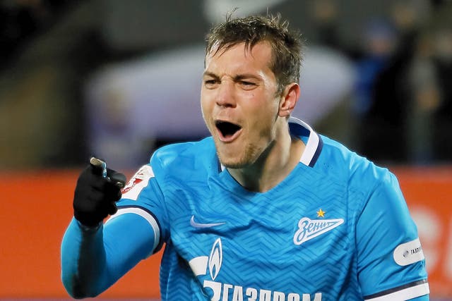 Zenit striker Artem Dzyuba