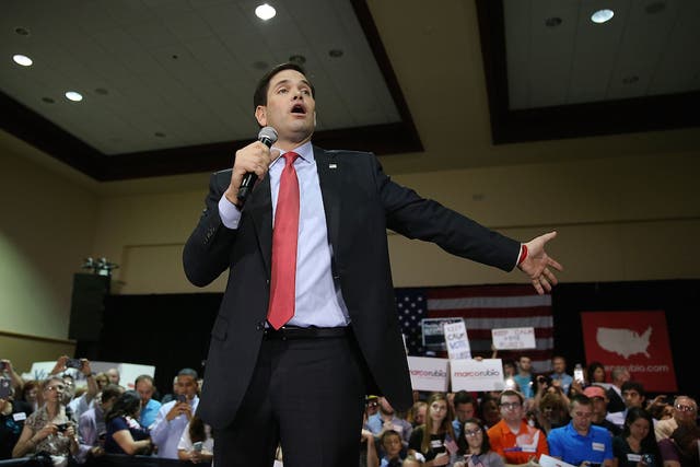 Marco Rubio said he embarrassed his kids by insulting Donald Trump.