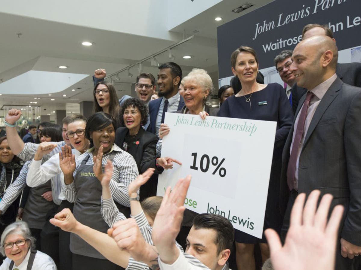 John Lewis and Waitrose bonuses cut for third year running to 10 The