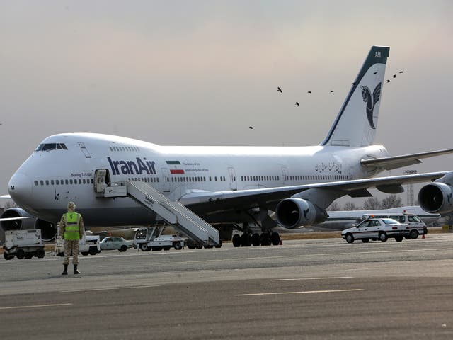 <p>Iran Air jet</p>