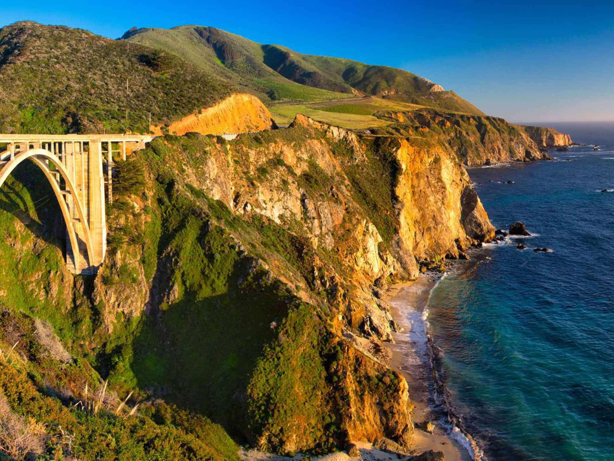 Pacific pleasure: the highway at Big Sur George Oze