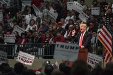 Trump's ignoring the real issues and holding a rally to boost his ego