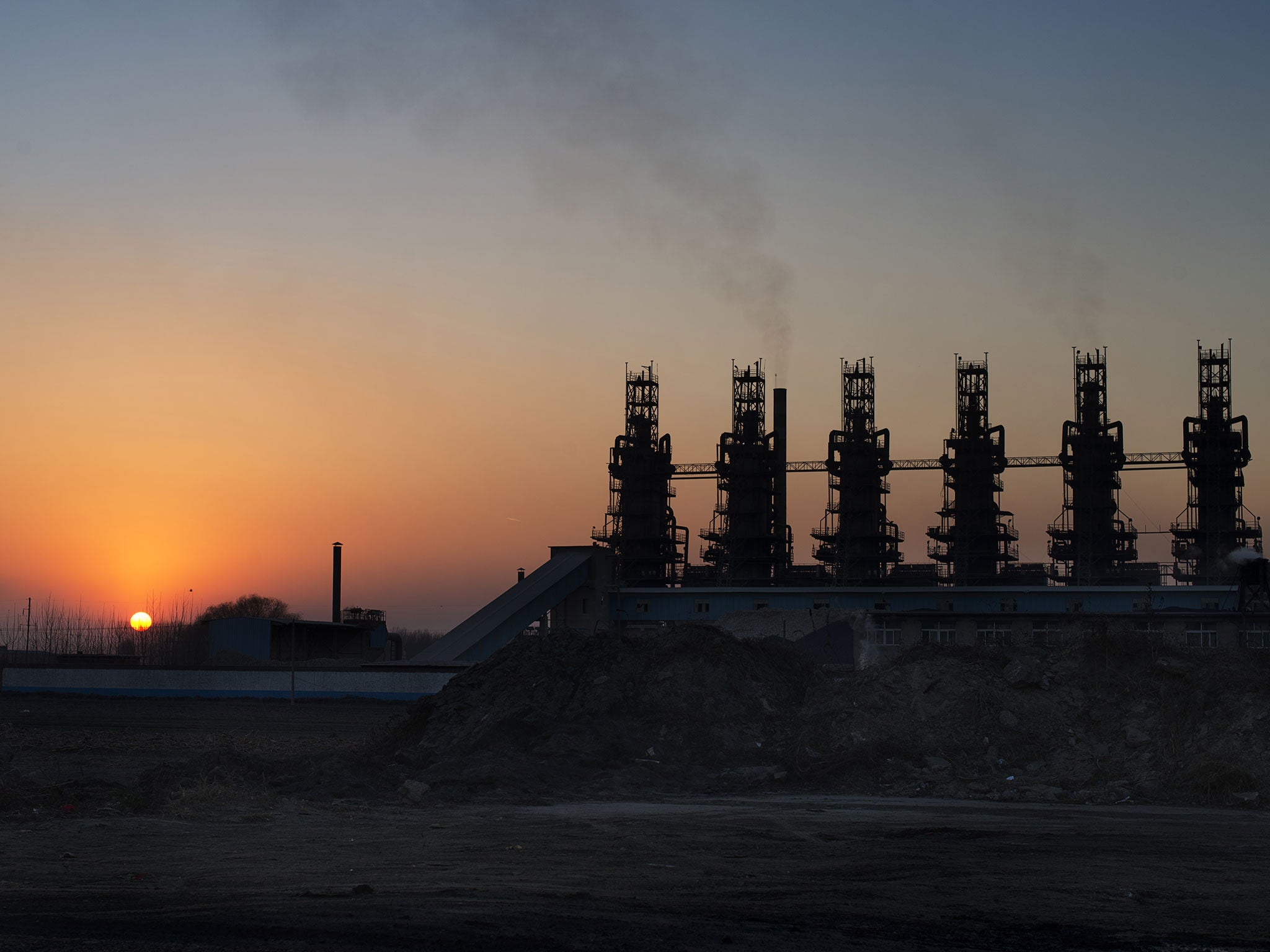 Tangshan, located 124 miles east of Beijing, accounts for about a 10th of China’s steel production thanks to its rich coal and iron deposits