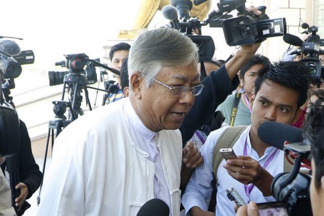 U Htin Kyaw is odds-on to be elected party president