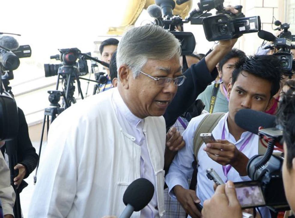 U Htin Kyaw is odds-on to be elected party president
