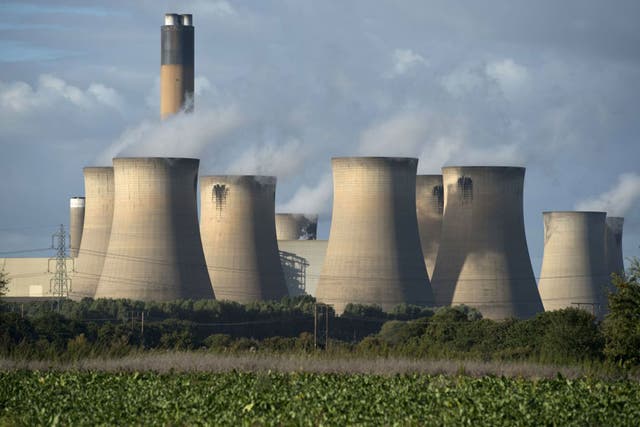 The Drax power station near Selby. A watchdog estimates households are overpaying on energy by ?1.7bn a year