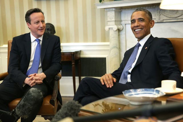 Barack Obama said David Cameron had risked damaging the ‘special relationship’
