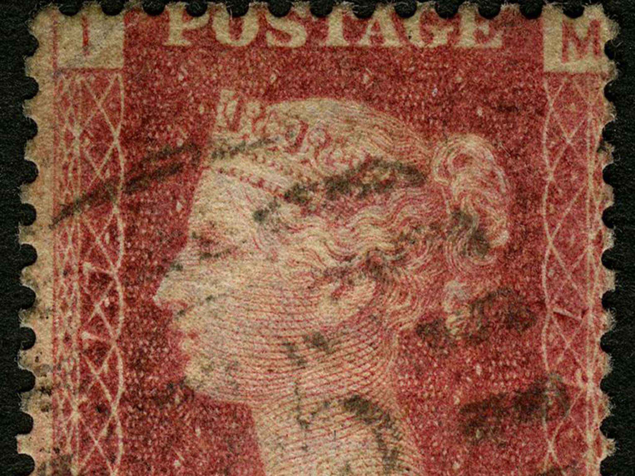 There are only five Plate 77 Penny Reds in the world. They were produced on an imperfect stamp plate but one sheet made it into circulation