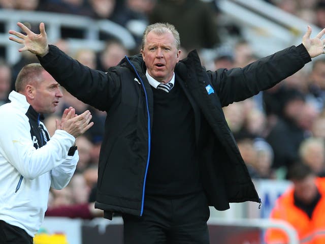 Newcastle United manager Steve McClaren