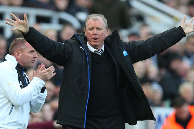 Newcastle United manager Steve McClaren
