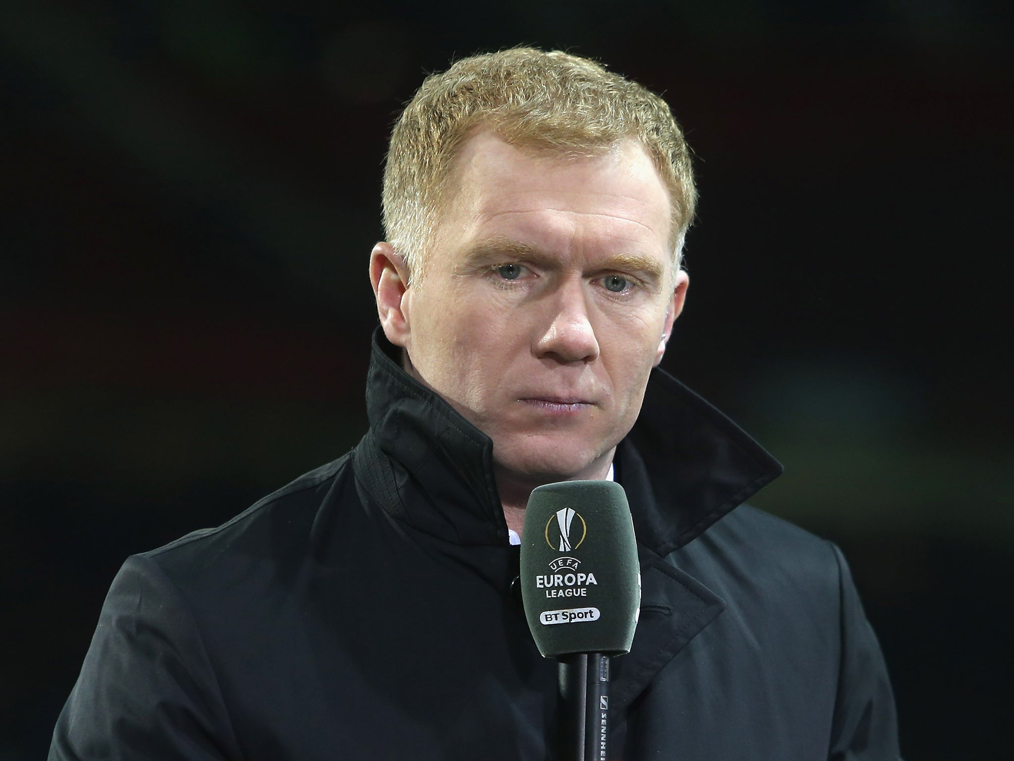 Former Manchester United player Paul Scholes