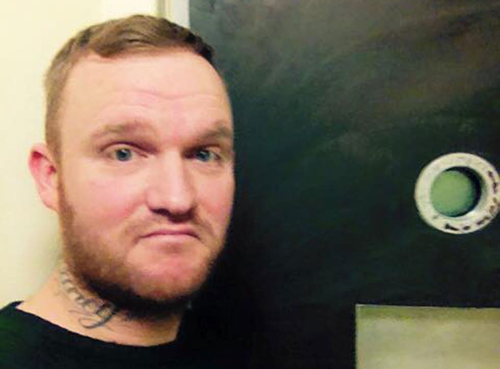 Christian Willoughby posted a Facebook 'review' from inside his police cell