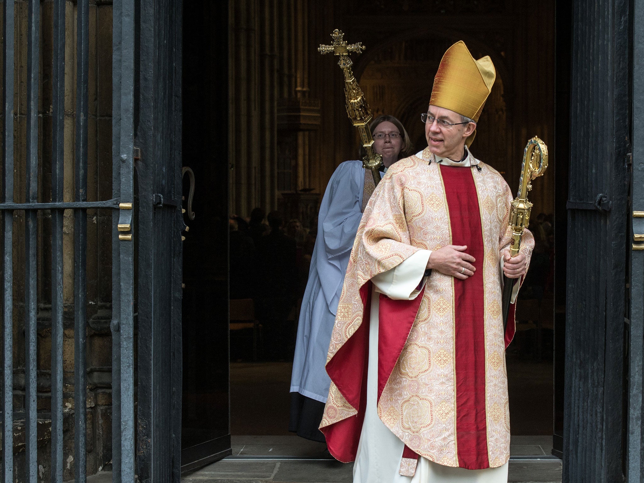 Justin Welby has been criticised for the comments