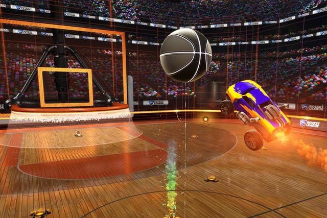 Rocket League, which will be one of the first games to support the cross-network play