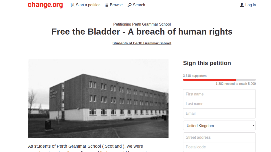 &#13;
The petition is currently at over 3,600 sgnatures &#13;