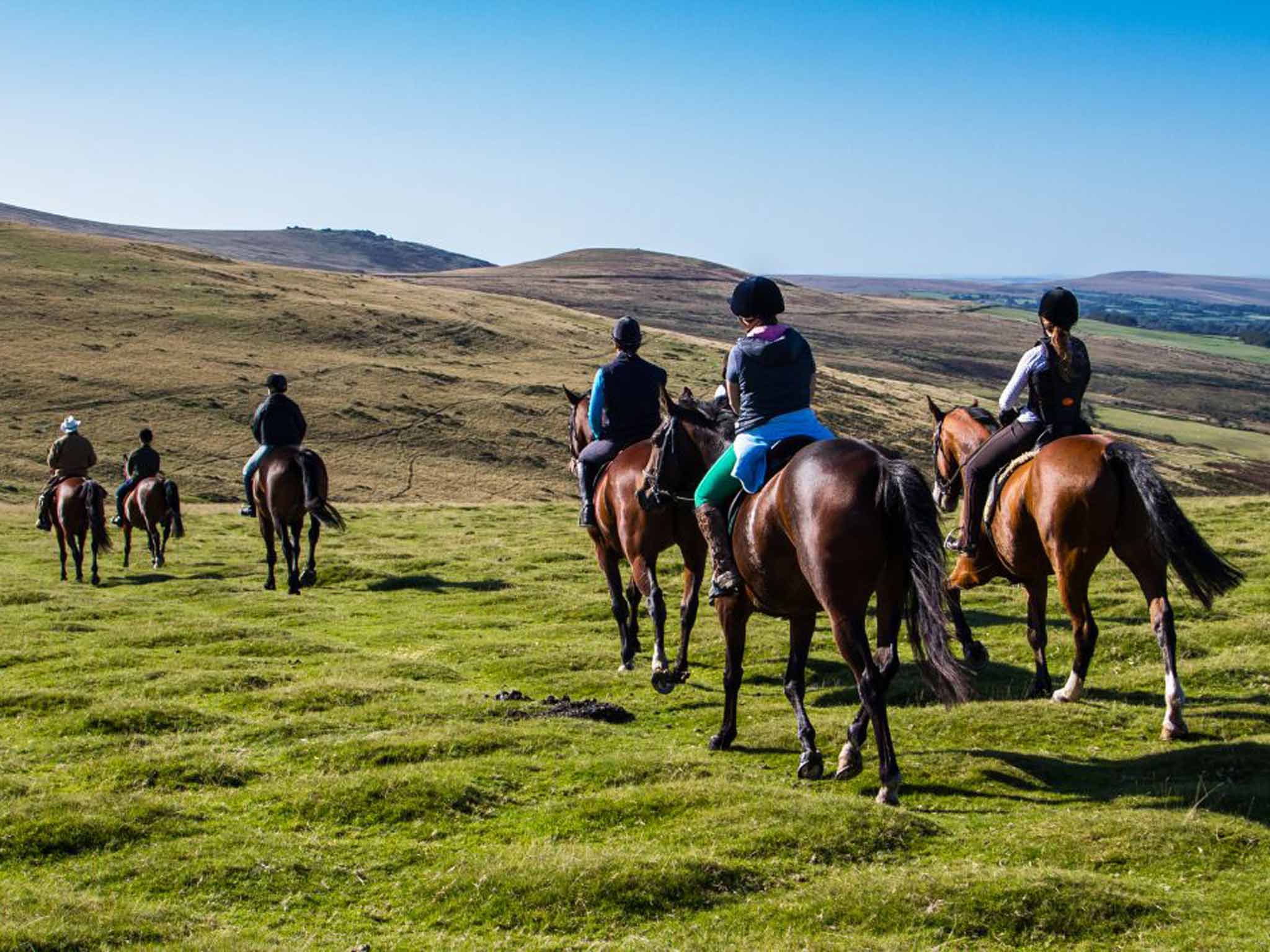 Riders head out to explore Dartmoor