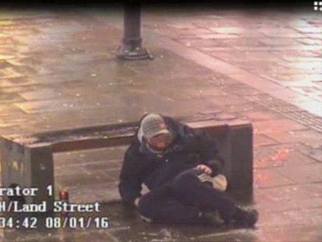 CCTV footage has been released showing legal high users stumbling around, falling over and collapsing unconscious on a busy high street in Newcastle.