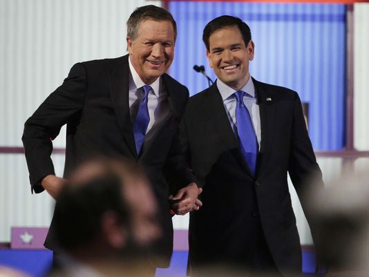 Mr Rubio told his supporters in Ohio to vote for John Kasich