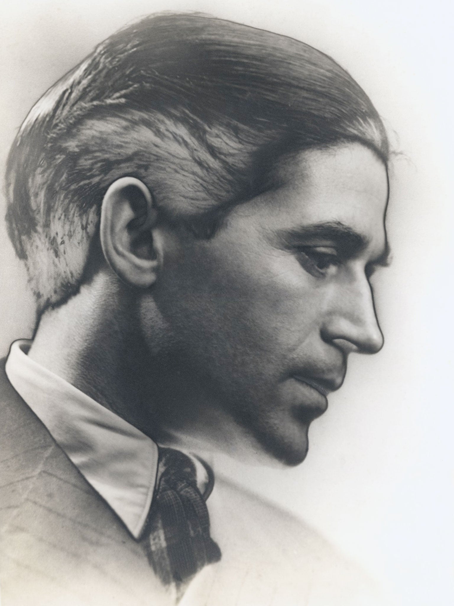 ‘Singer David Brynley’, solarised portrait, c.1933