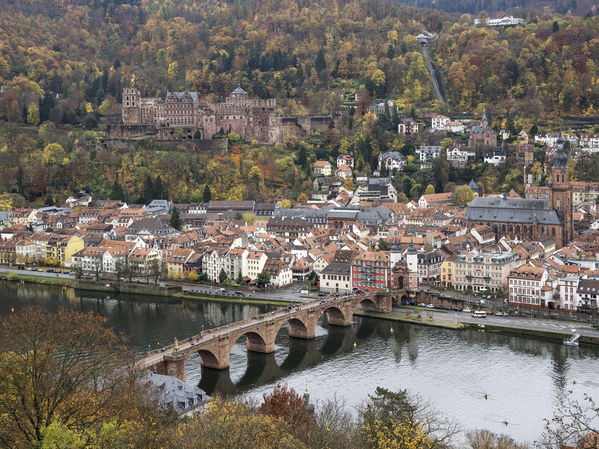 Heidelberg is a beautiful university town in the south-west of Germany