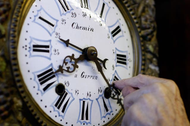The clocks are changed twice a year across the EU