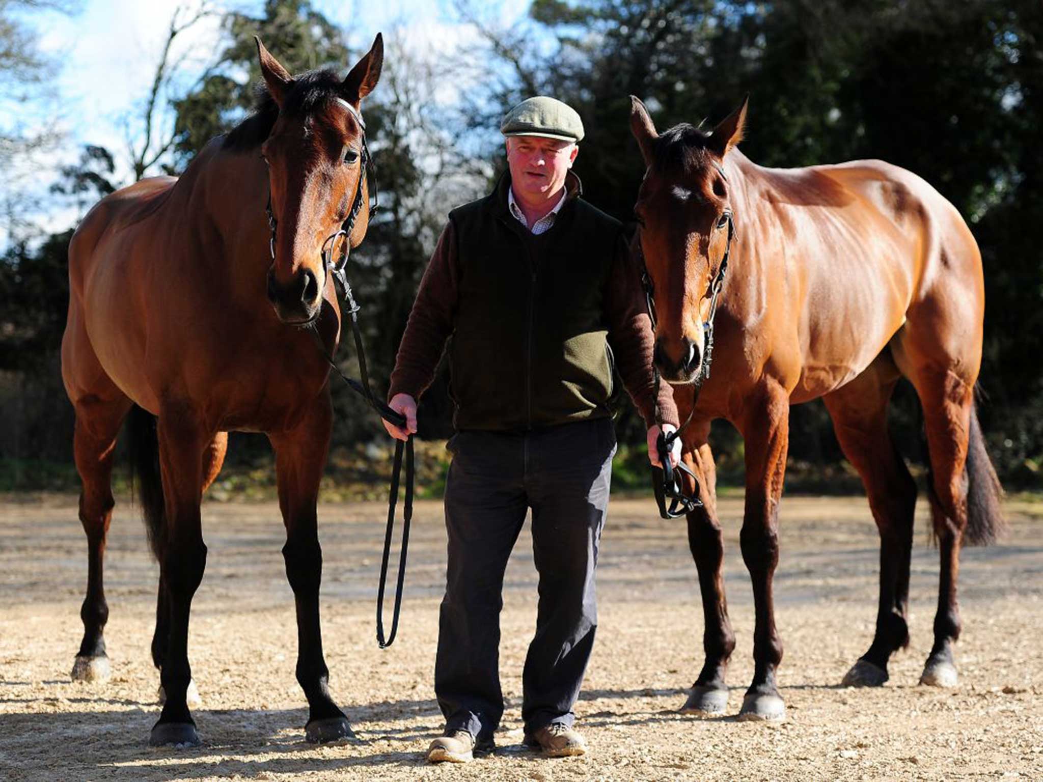 Trainer Colin Tizzard with Thistlecrack
