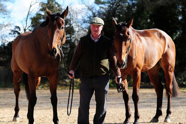 Trainer Colin Tizzard with Thistlecrack