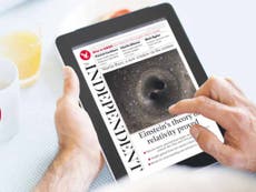 Read more

How to read The Independent's new iPad Daily Edition