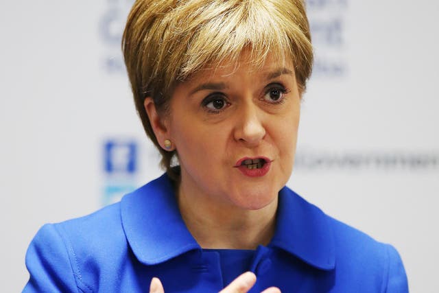 The SNP leader will make the pledge when she addresses her party's spring conference in Glasgow on Saturday afternoon.