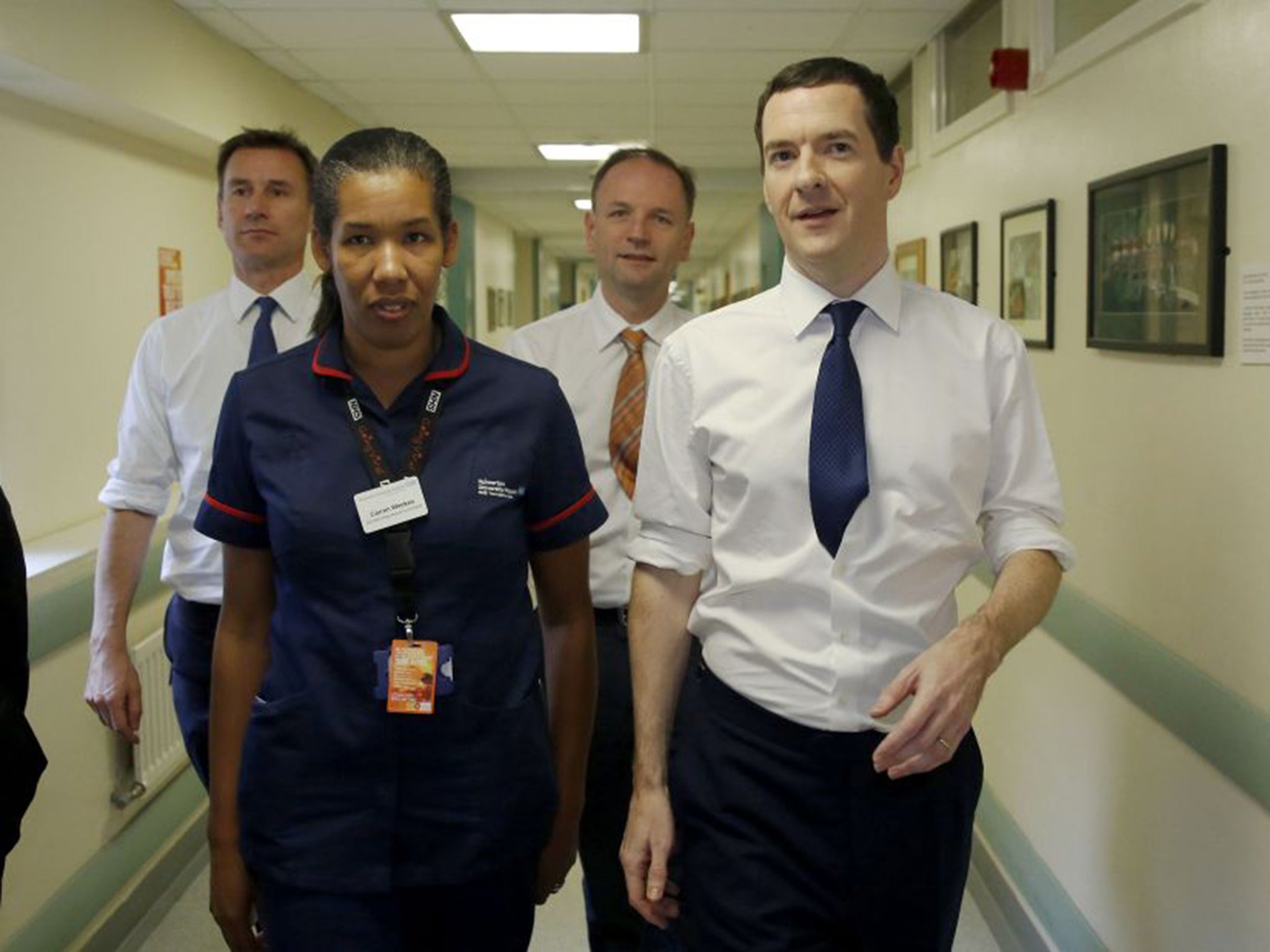 George Osborne and Jeremy Hunt are accused of creating a spending crisis