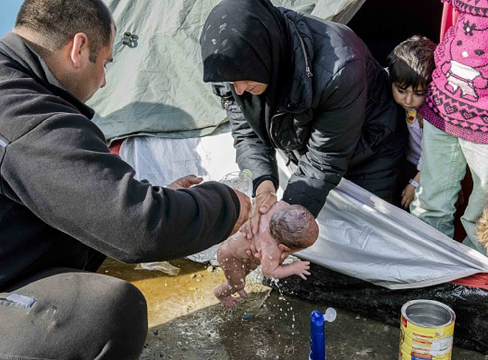 The Syrian baby, a boy named Bayan, joins four other siblings