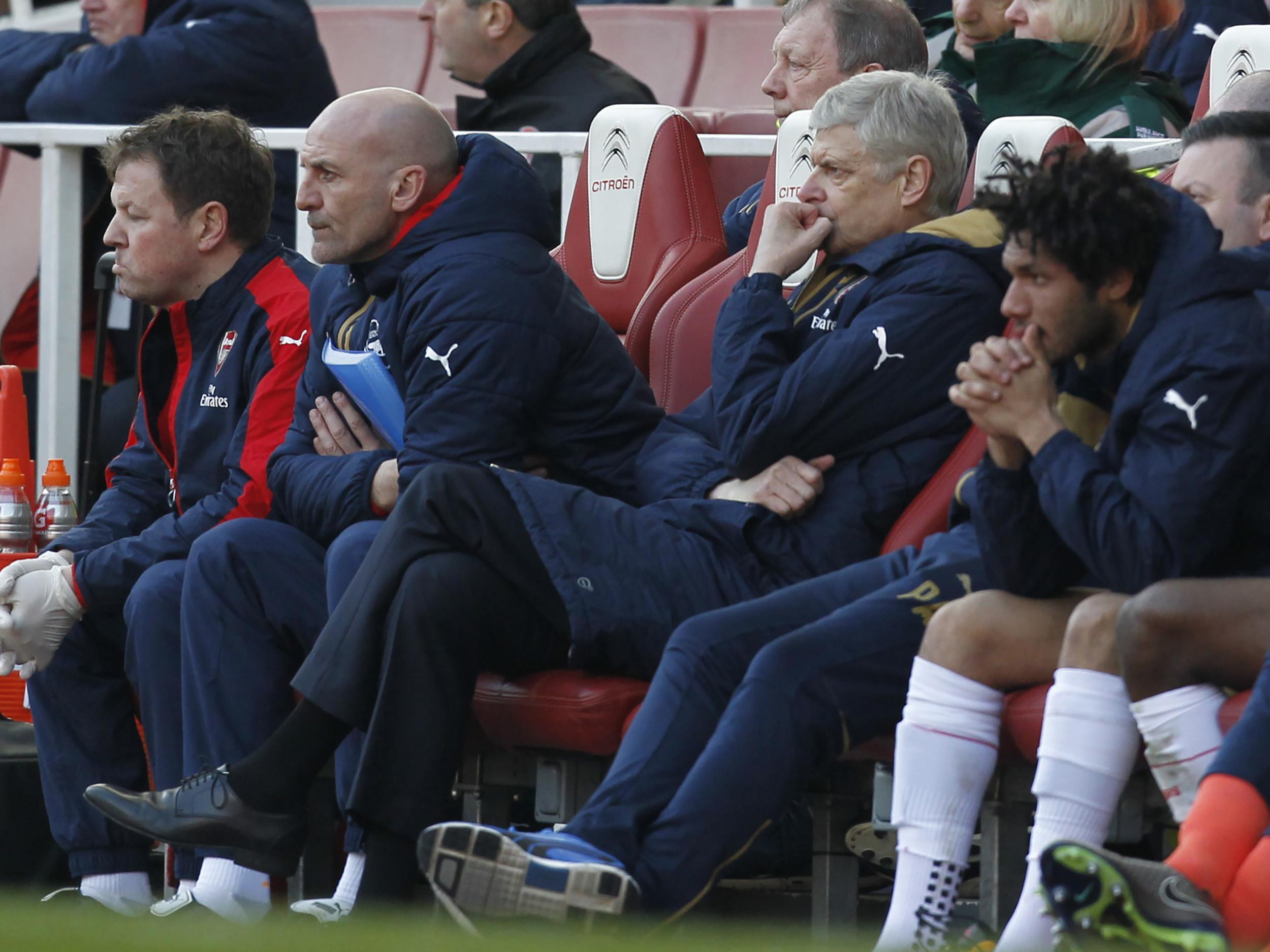 Arsene Wenger cannot hide his anguish