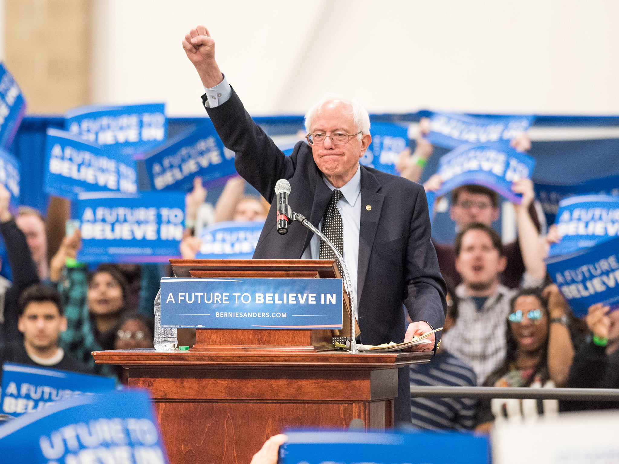 The Sanders campaign is gathering confidence in the contest with Hillary Clinton