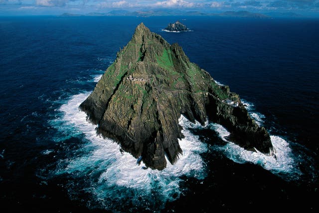 The remote island of Skellig Michael in County Kerry